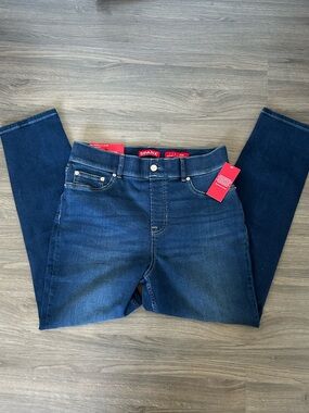 SPANX NWT Medium Wash SpanxShape EveryWear Ankle Skinny Jeans Denim Jeggings